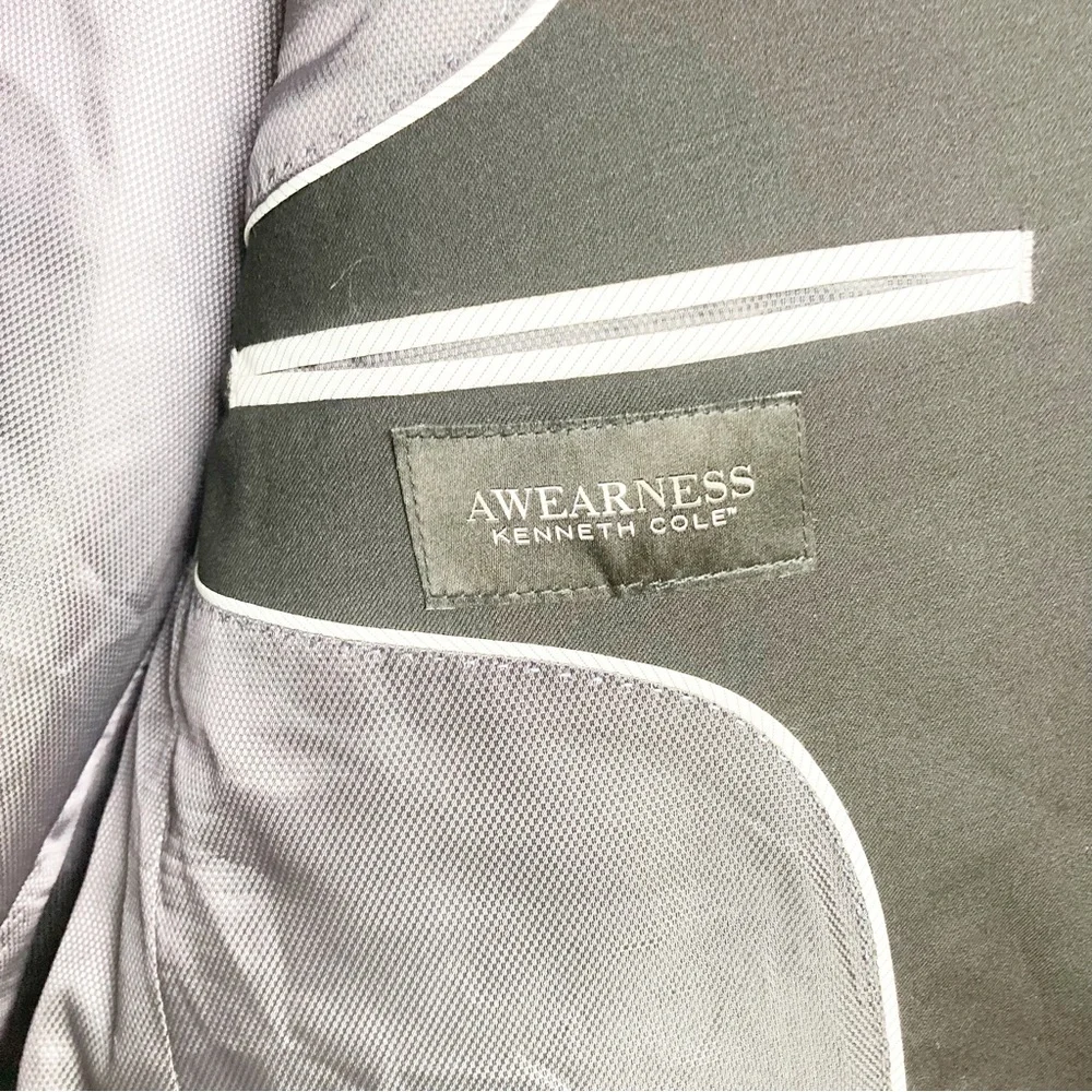 Kenneth Cole Awearness blazer solid black 40L slim fit